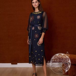 VESTIDO TUL AZUL