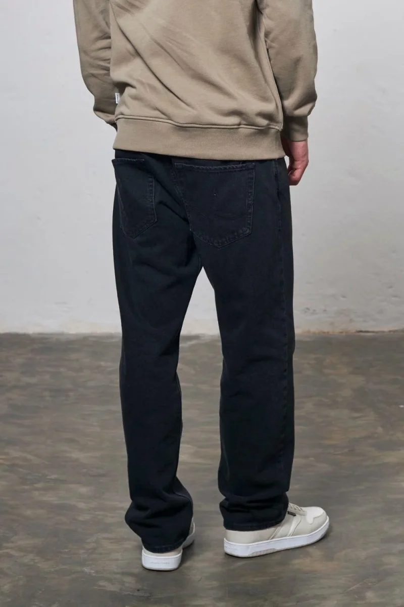 JEAN RELAXED TIRO ALTO CHRIS 981 - Black Denim - Imagen 3
