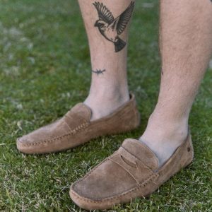 MOCASÍN DE GAMUZA JENSEN - Cognac Detail:NEW OUTSOLE