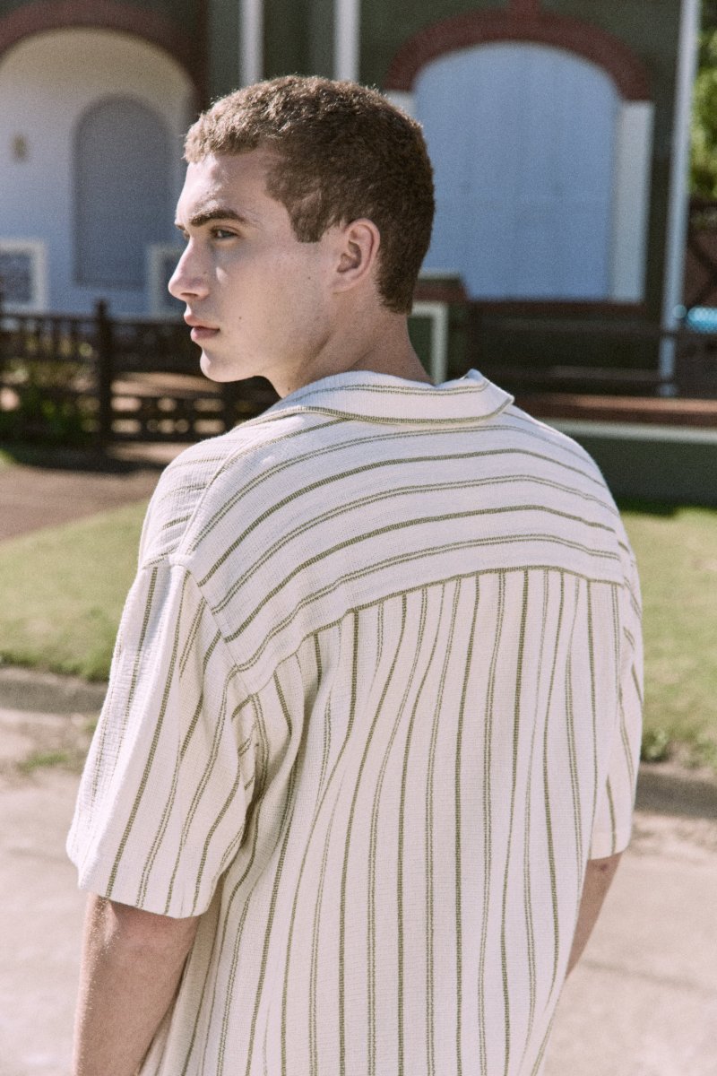 CAMISA RELAXED RAYAS COBA - Cedar - Imagen 5