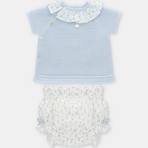 Conjunto jersey con ranita de hilo