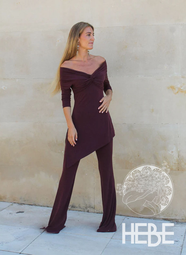 TOTAL LOOK BURGUNDY - Imagen 2