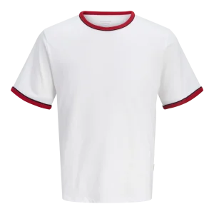 CAMISETA REGULAR MANGA CORTA DETALLE - Bright White