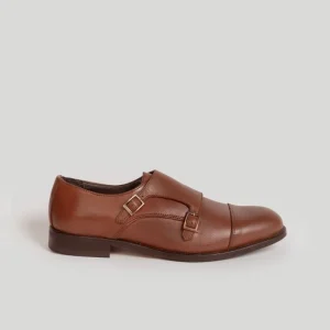 Zapato Vestir Hebilla Marron