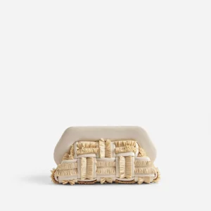 Bolso bios intreccio rafia cream