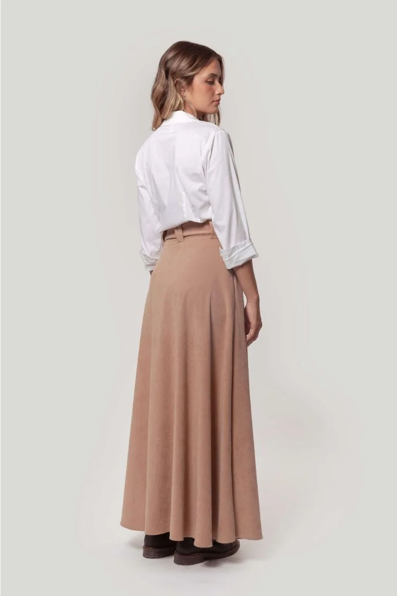 Falda Antelina camel - Imagen 5