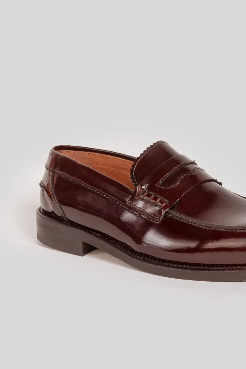 Mocasín Antifaz Hombre Burdeos - Imagen 2