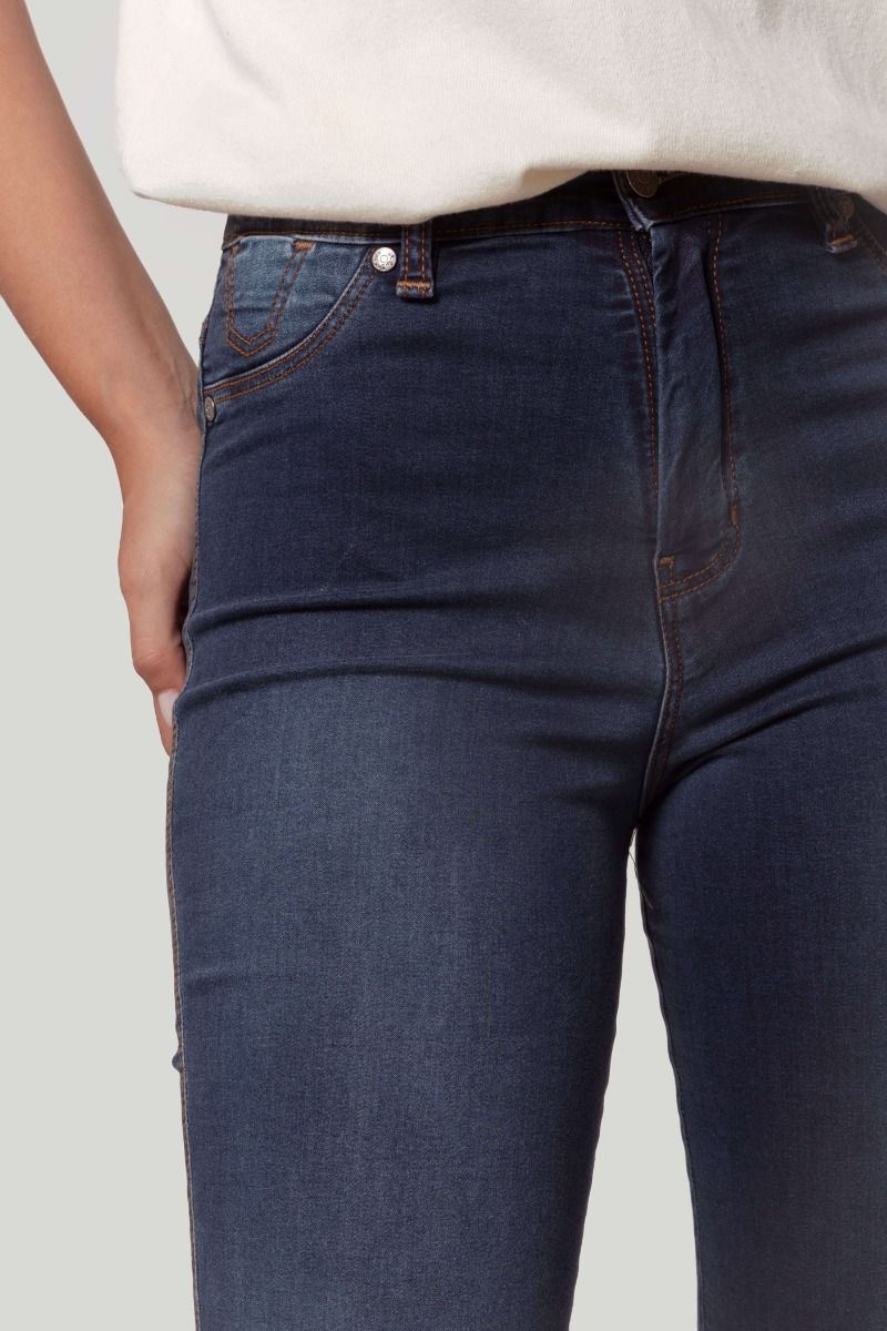 Pantalón Tiro Alto Piedra - Raíces - Imagen 4
