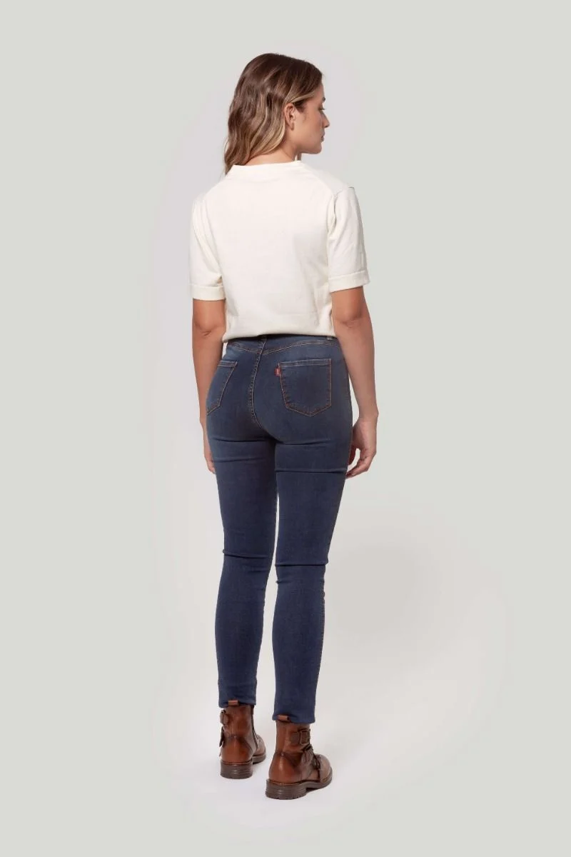 Pantalón Tiro Alto Piedra - Raíces - Imagen 3