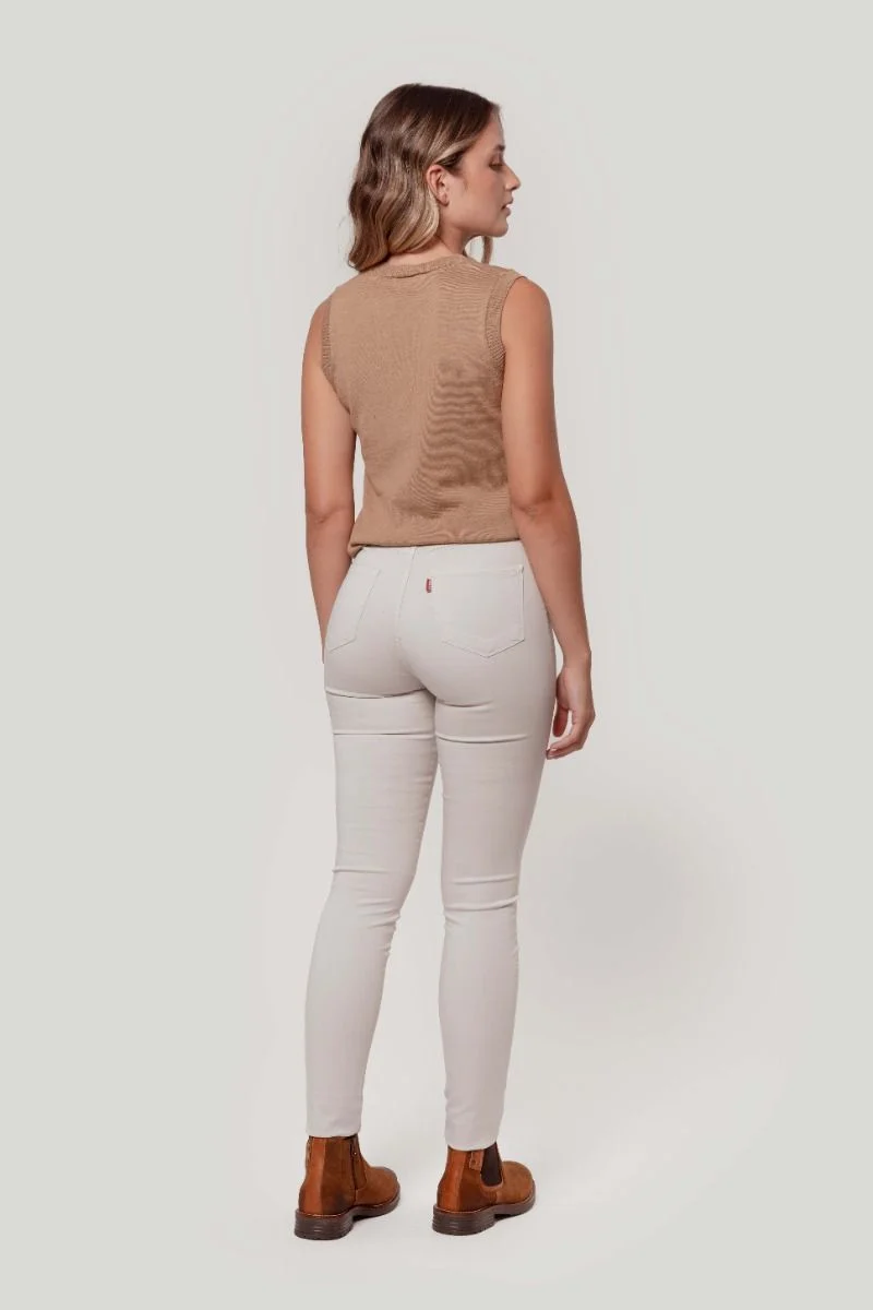 Pantalón tiro alto Skinny - Imagen 5