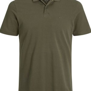 POLO SLIM TEJIDO CON BORDADO BASIC - Olive Night Detail:SLIM FIT