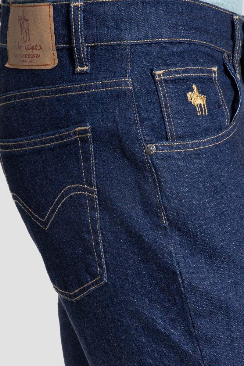 Vaquero Regular Azul Oscuro - Imagen 6