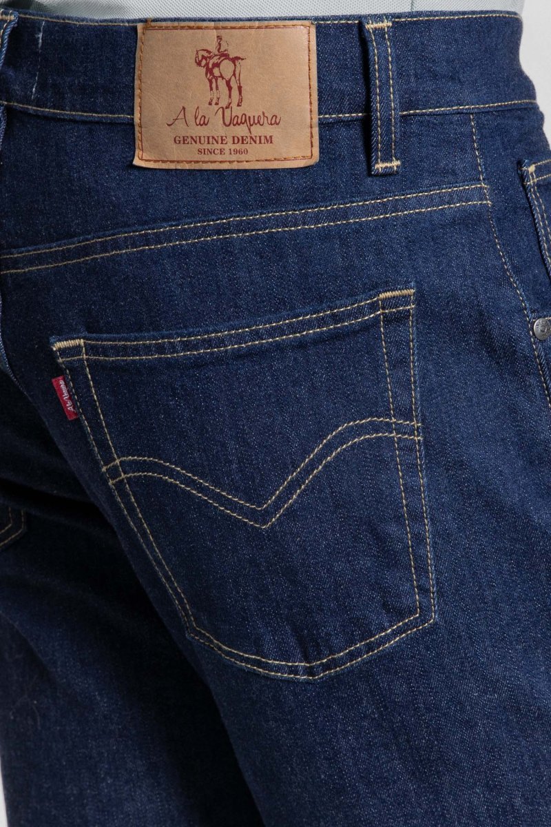 Vaquero Regular Azul Oscuro - Imagen 5