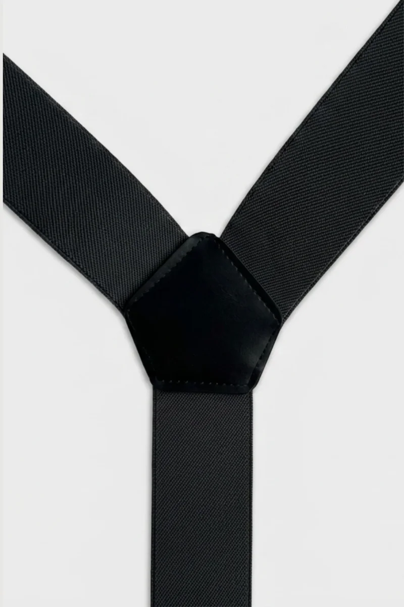 Tirante Tirador Cuero Negro - Imagen 4