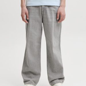 JEAN BAGGY TIRO ALTO ALEX 504 JNR - Grey Denim