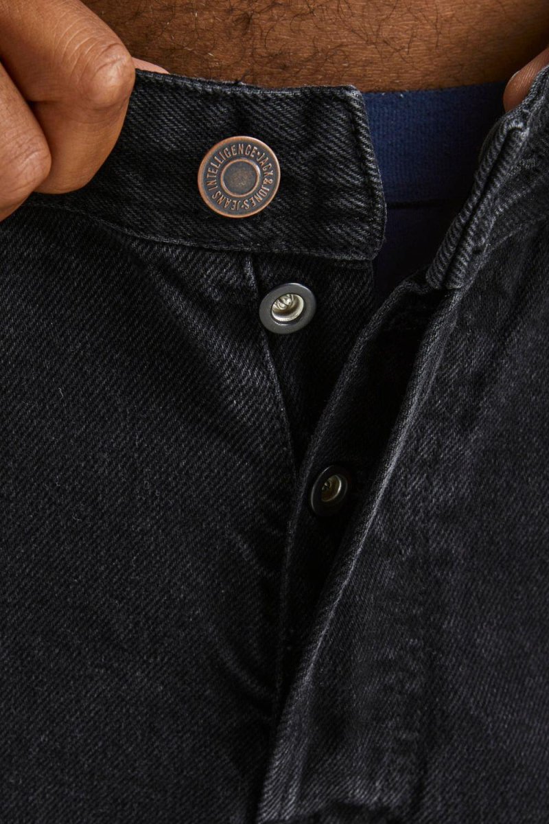 JEAN RELAXED TIRO ALTO CHRIS 981 - Black Denim - Imagen 6