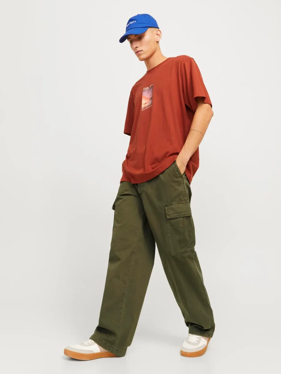 PANTALÓN CARGO TIRO MEDIO AVERY - Olive Night - Imagen 7