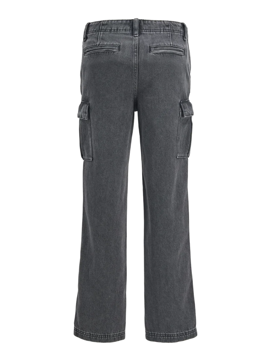 JEAN CARGO RELAXED TIRO ALTO CHRIS 567 JNR - Black Denim - Imagen 3