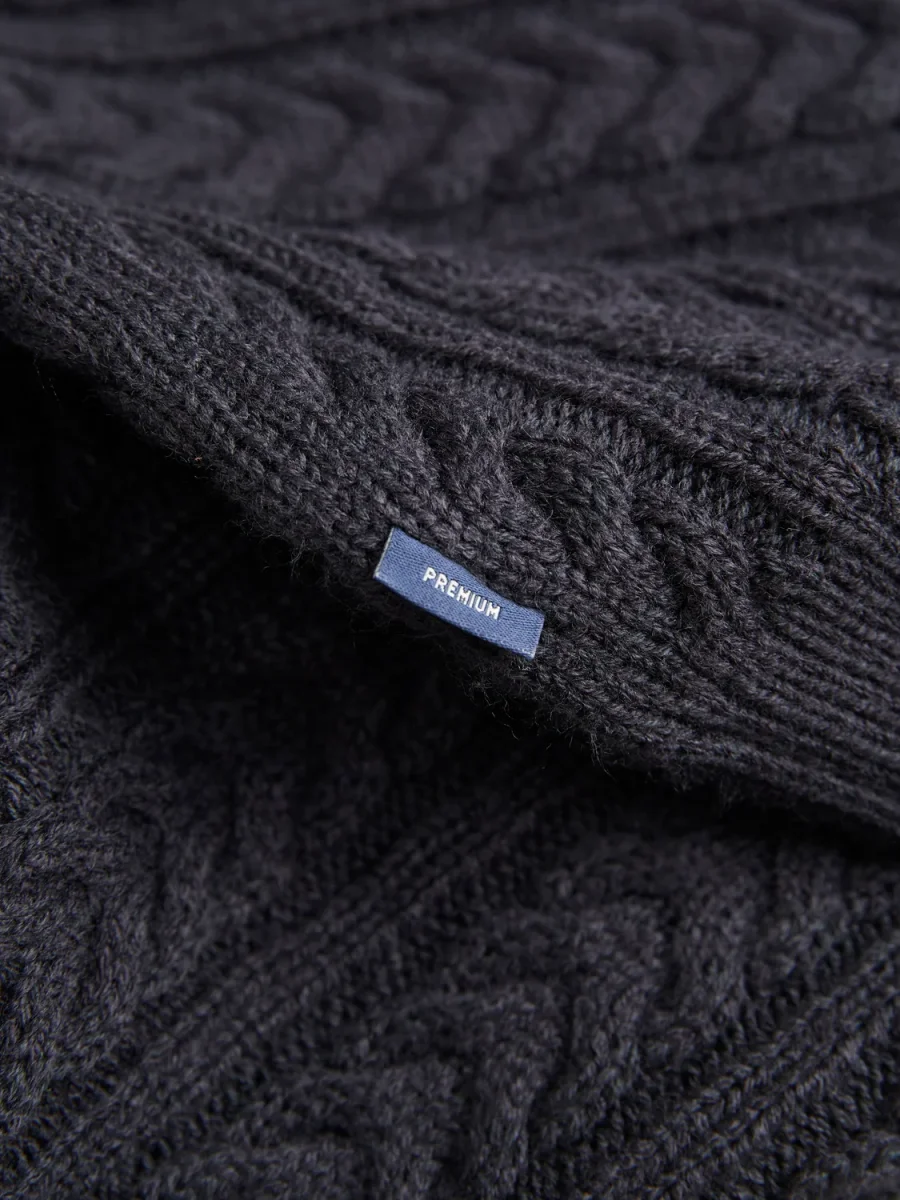 SWEATER REGULAR TEJIDO BULSEAN - Dark Navy - Imagen 4