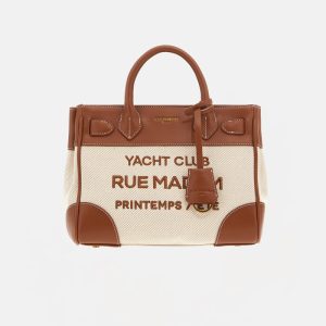 Bolso riviera mini tote brown