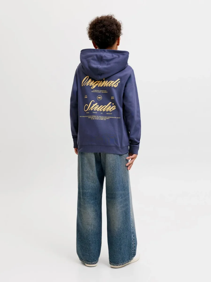 CANGURO RELAXED ESTAMPADO NORREBRO JNR - Crown Blue Detail:AW26 - Imagen 5