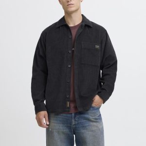 SOBRECAMSIA DE PANA RELAXED - Black