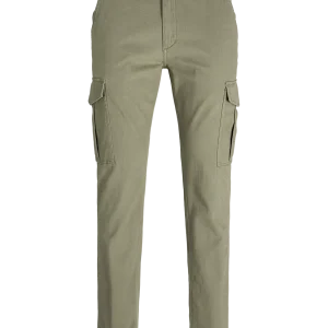PANTALÓN CARGO SLIM TIRO MEDIO JOE - Dusty Olive
