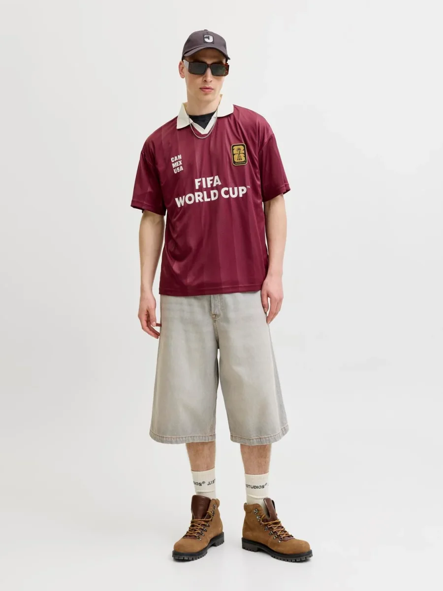 CAMISETA RELAXED POLO FIFA - Cabernet - Imagen 3