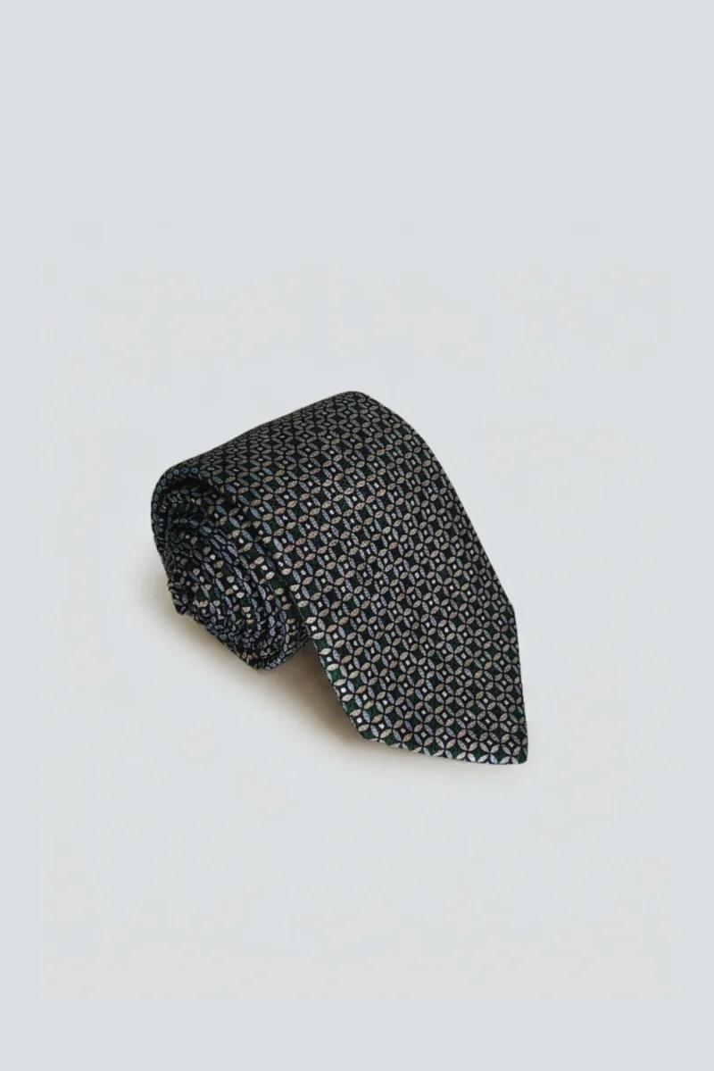 Corbata Estampada Marino - Imagen 2