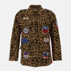 Safari jacket leopardo
