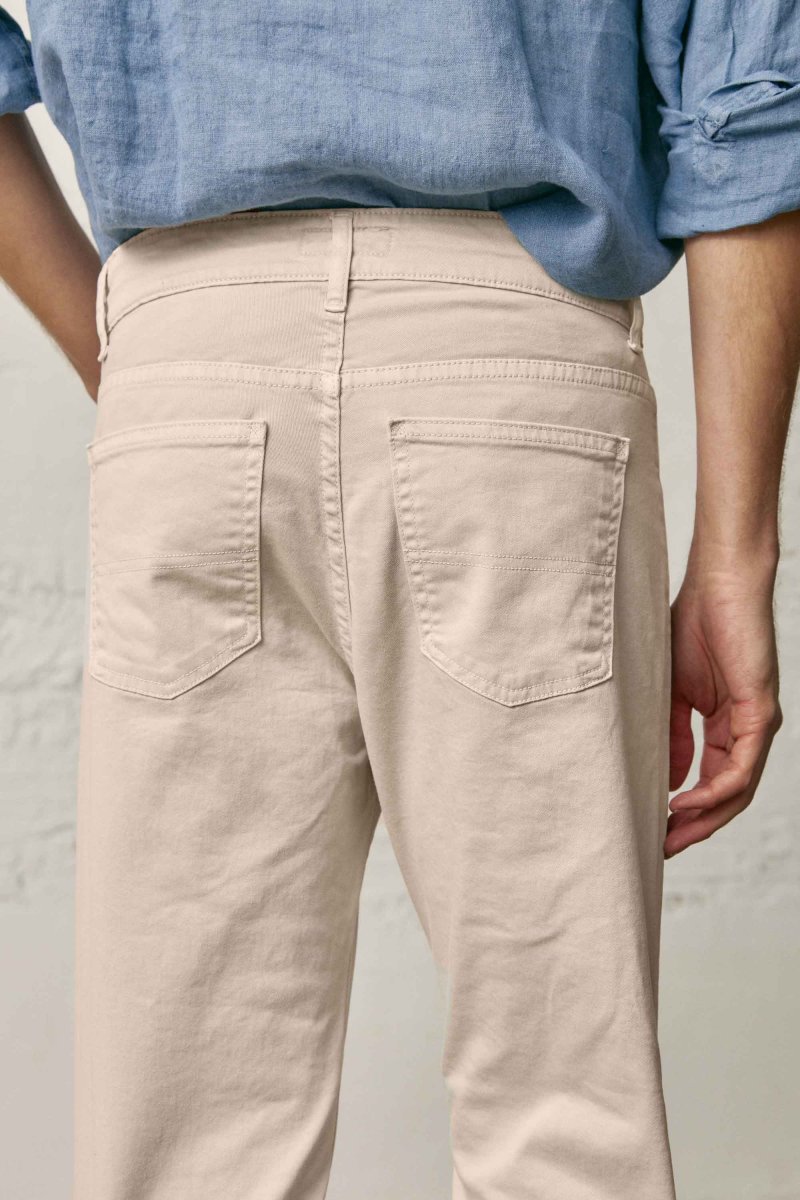 Pantalón Cinco Bolsillos - Beige Tostado - Imagen 3