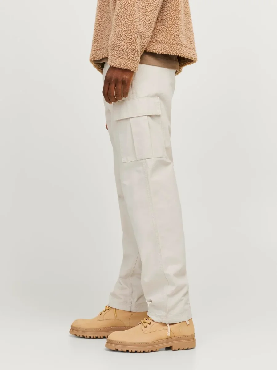 PANTALÓN CARGO RELAXED TIRO MEDIO BARKLEY - Moonbeam - Imagen 4