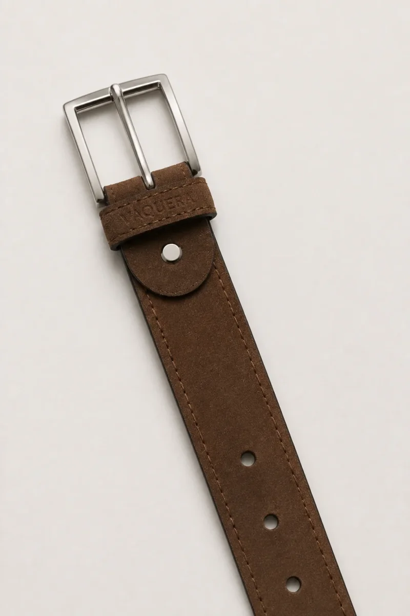 Cinturon Ante Taupe