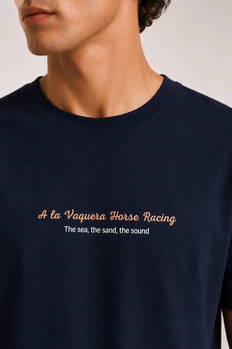 Camiseta Horse Raicing MARINO - Imagen 5