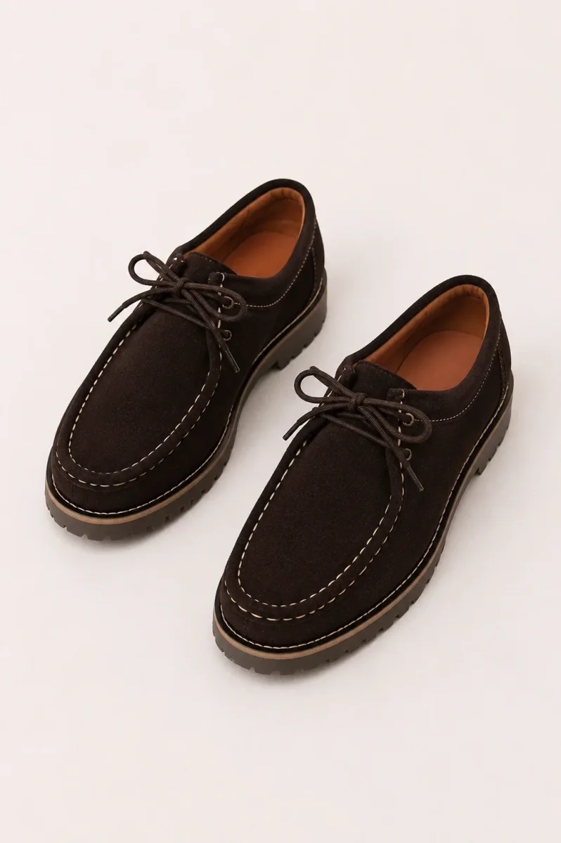 Zapato serraje Camel - Imagen 5