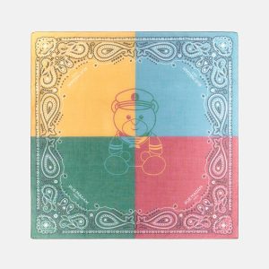 Scarf paris bandana green