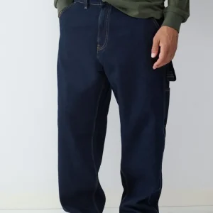 JEAN RELAXED CARPENTER BMK-Blue Black Denim