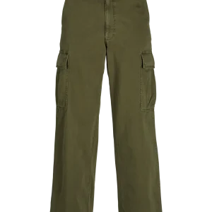 PANTALÓN CARGO TIRO MEDIO AVERY - Olive Night
