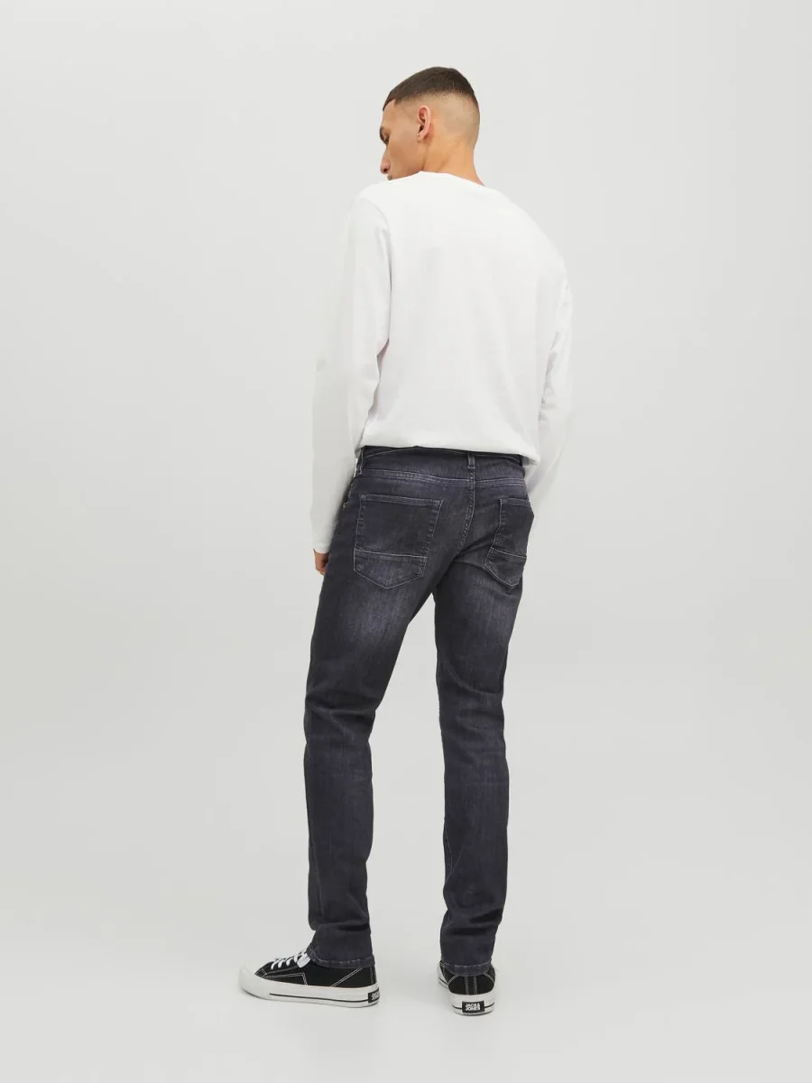 JEAN SLIM TIRO BAJO GLENN 655 - Black Denim - Imagen 9