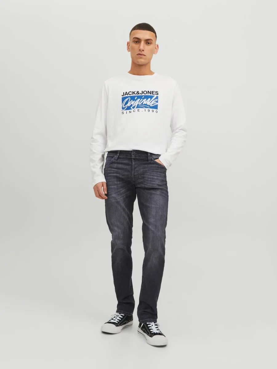 JEAN SLIM TIRO BAJO GLENN 655 - Black Denim - Imagen 7
