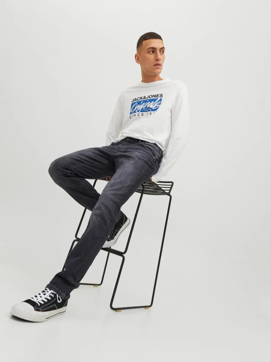 JEAN SLIM TIRO BAJO GLENN 655 - Black Denim - Imagen 8