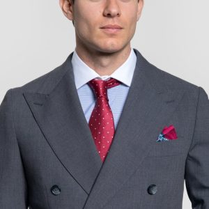 Traje Cruzado Gris