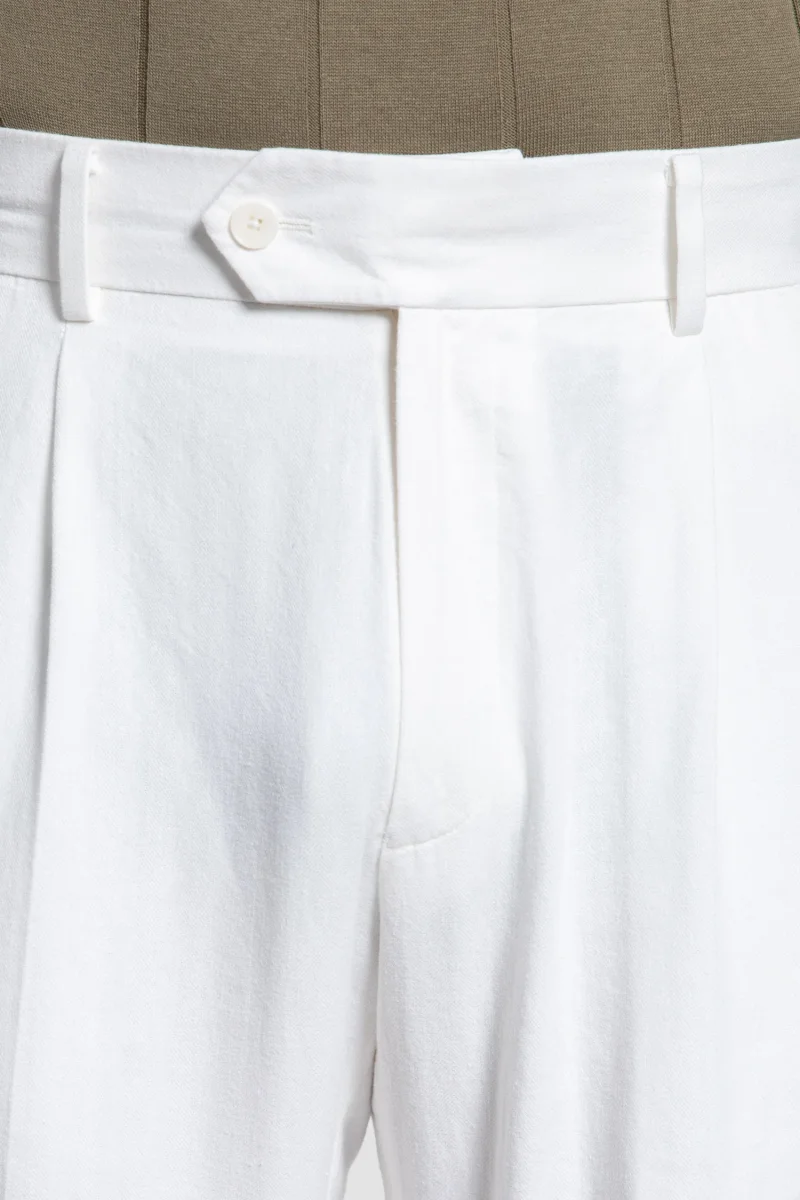 Pantalón Blanco Pinzas - Imagen 5