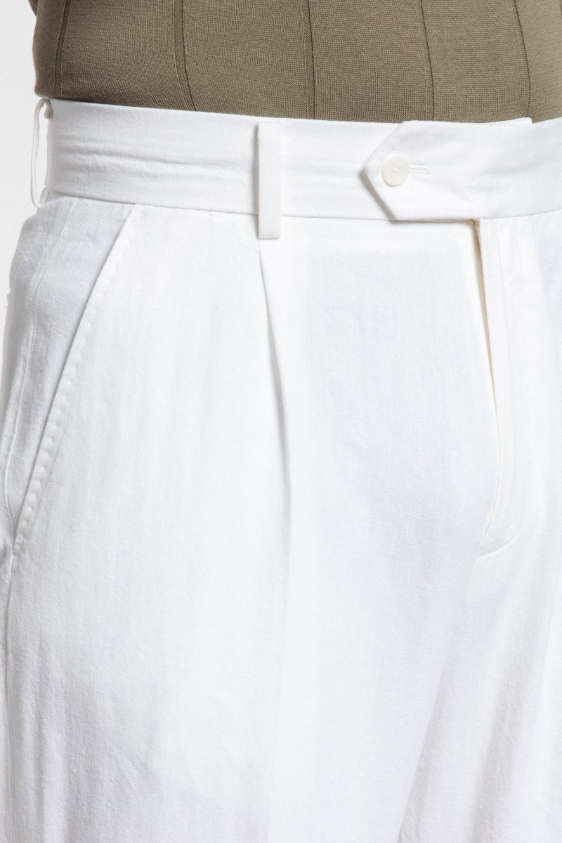 Pantalón Blanco Pinzas - Imagen 6