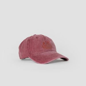 Gorra Lavada Letrero Burdeos
