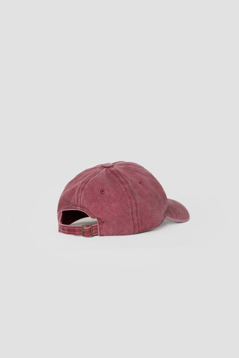 Gorra Lavada Letrero Burdeos - Imagen 5