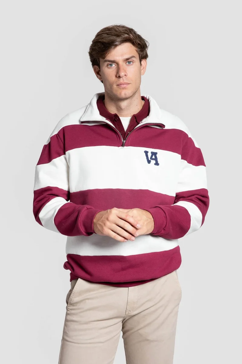 Sudadera Cremallera Rayas - Imagen 5