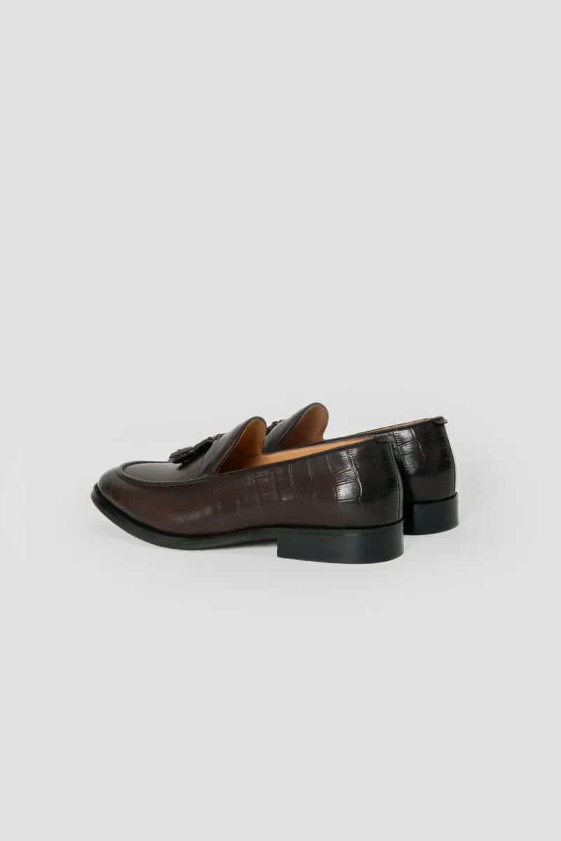 Mocasín Borlas Efecto Cocodrilo - Imagen 5