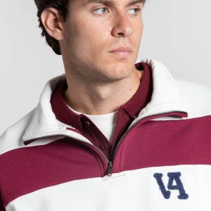 Sudadera Cremallera Rayas