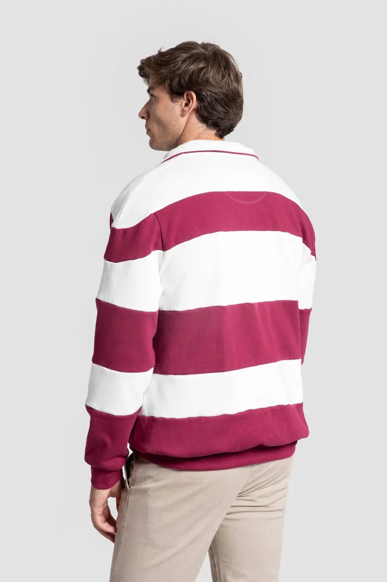 Sudadera Cremallera Rayas - Imagen 3
